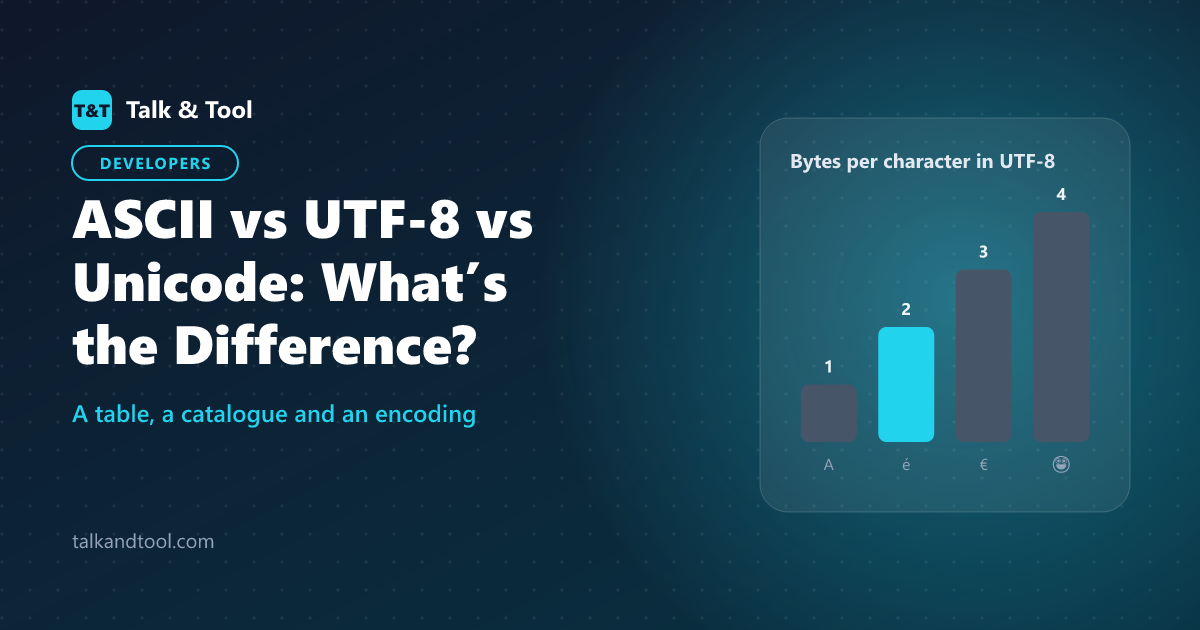 ASCII vs UTF-8 vs Unicode: What’s the Difference?